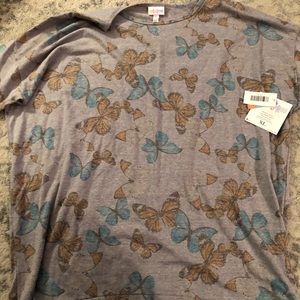 LulaRoe XL Irma Butterfly Pattern